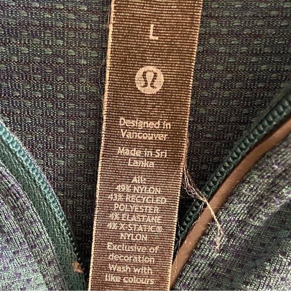 Lululemon athletica metal vent tech half zip pullover men Large - Picture 9 of 9